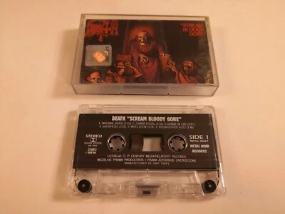 Death Scream Bloody Gore cassette MC NM Obituary Autopsy Bolt Thrower Cancer - Image 1 of 4