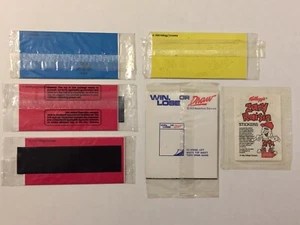 Lot 6 Sealed Vintage 80s Kelloggs Cereal Premiums Stencils Win Lose Draw Sticker - Picture 1 of 9