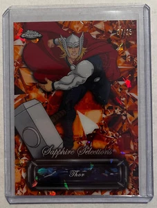 2024 Topps Chrome Sapphire Marvel Thor Orange /25 - Bild 1 von 2