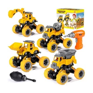 LUDILO 4PCS Take Apart Toys for 4 Year Old Boys Construction Toys with Electr... - Picture 1 of 7