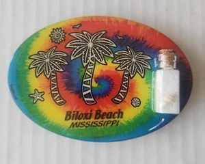 Refrigerator Magnet - Biloxi Beach, Mississippi - Bottle with Sand - Picture 1 of 3