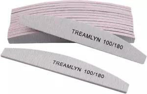 10 Pcs Rough Nail File 100/180 Grit, Heavy Duty Nail Files for Acrylic/Natural N - Picture 1 of 12