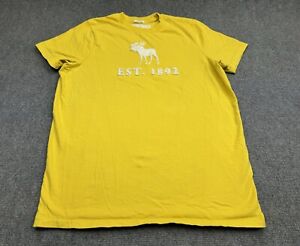Abercrombie & Fitch Shirt Men Size Extra Large Yellow Muscle Tee