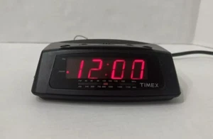 Vintage Timex AM/FM Alarm Clock Radio T229B Black - Picture 1 of 10