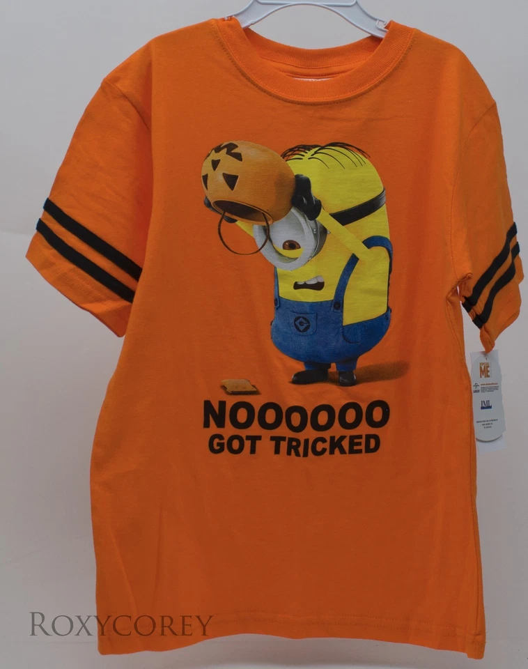 Halloween Despicable Me Noooooo Got Tricked Short Sleeve Shirt Size XSmall NWT - Image 1 of 1