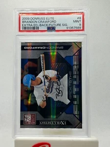 2008 Donruss Elite Extra Edition Brandon Crawford Back to the Future /99 SP Auto - Picture 1 of 2