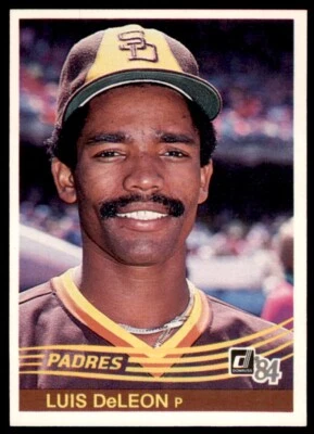 1984 Donruss. Luis DeLeon . San Diego Padres #162. - Image 1 of 2