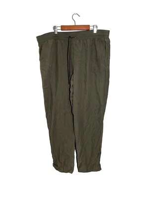 Pantalones cargo informales Maurices para mujer talla 16 verde oliva cintura elástica Foto 1 de 4