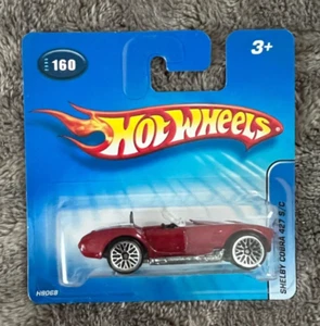 2005 Hot Wheels #160 Shelby Cobra 427 S/C rot mit Lace Wheels Short Card - Bild 1 von 4
