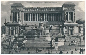 Victor Emmanuel II Monument Rome Italy Roma Monumento Vittorio Emanuele Postcard - Picture 1 of 2