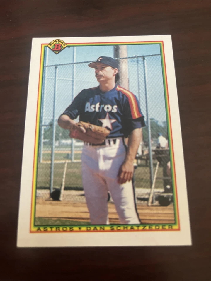 1990 Bowman Dan Schatzeder #69 Houston Astros  - Image 1 of 1