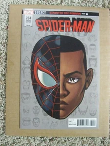 Spider-man #234 McKone Legacy Headshot variante 1:10 millas Morales Sinister Six - Imagen 1 de 7