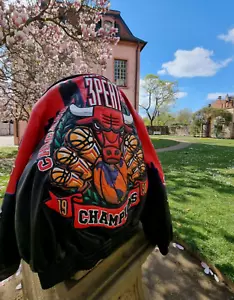 Jeff Hamilton Chaqueta de cuero 3XL XXXL NBA Limited Edition 1998 Biker Hip Hop vintage - Imagen 1 de 12