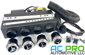 Universal Underdash Air Conditioning Evaporator 450-000 Heat Cool + Flex 4 Vents - Picture 1 of 5