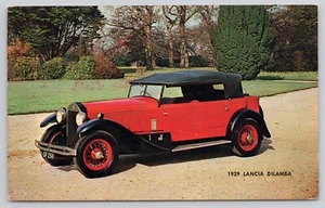 Tarjeta postal Lancia Dilamba 1929 vintage recordatorio de servicio de automóvil Detroit MI - Imagen 1 de 2