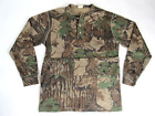 Chemise vintage fabriquée aux États-Unis Cabela's Premium sous-vêtements camouflage Realtree Henley S/ M