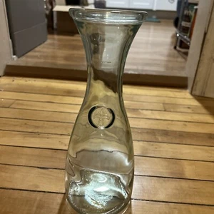 Vintage Italian Decanter Tinted Glass Carafe 11" tall Made in Italy A4 1000 ml - Picture 1 of 6