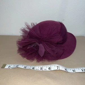 Vintage Sonni San Francisco eleganter lila Hut 100% Wolle - Bild 1 von 5