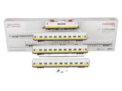Marklin 26671 Lufthansa Airport Express HO Gauge Electric Train Set LN/Box - Image 1 of 4