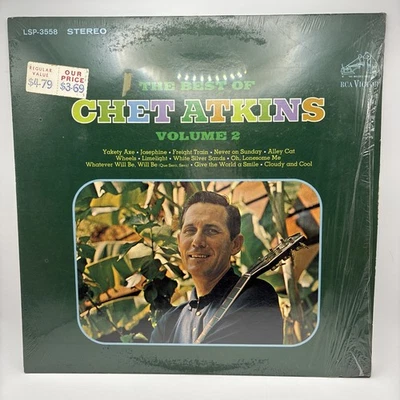 Chet Atkins - The Best of Chet Atkins Volume 2 LP Record 1966 RCA Victor Stereo - Image 1 of 4