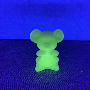 Vintage Boyd Willie die Maus Figur Milky Pink. Leuchtet unter Schwarzlicht! #432 - Bild 1 von 8