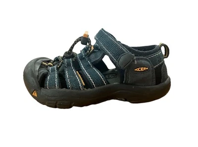Sandalias impermeables Keen para niños azul marino negro amarillo talla 10 niños pequeños Foto 1 de 4