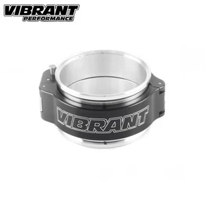 Vibrante 2 pulgadas O.D. Conjunto de abrazadera Pinless 2.0 anodizada negra tubería de liberación rápida - Imagen 1 de 1