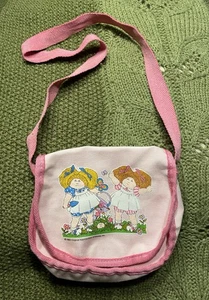 Vintage Cabbage Patch Kids Pink Bag Purse 1983 Appalachian Art Work Toy Original - Picture 1 of 7
