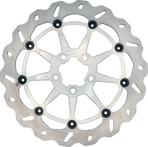 Galfer OS Radial Mount Floating Wave Front Brake Rotor 13" Polished #DF680CWSX-C - Image 1 of 1