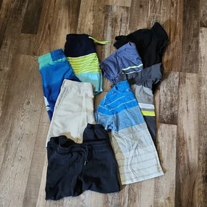 Boys XS Clothing Lot Shorts Shirts Swim Trunks Sweatpants Various Brands Summer - Picture 1 of 10