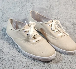 Keds Women’s Soft Canvas Sneakers Lace-Up Size 10 Tan #WF34300XW - Picture 1 of 7