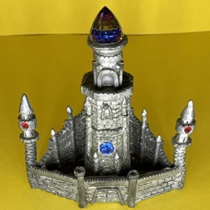 4384 Fabulous Comstock 1993 Pewter Gemstone & Crystal Castle - Picture 1 of 10