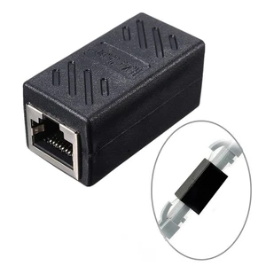 To Female Connector Network Cable RJ45 Converter Coupler Extender LAN Adapter - Picture 1 of 11