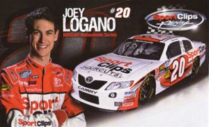 JOEY LOGANO 2011 SPORT CLIPS #20 NATIONWIDE POSTCARD - Picture 1 of 1