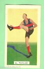 1930S Hoadley's Victorian Footballers Card #44  A. Taylor, Melbourne