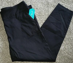Pioneer Woman black pull-on millenium ankle pants NWT womens 3XL XXXL 22 stretch - Picture 1 of 2