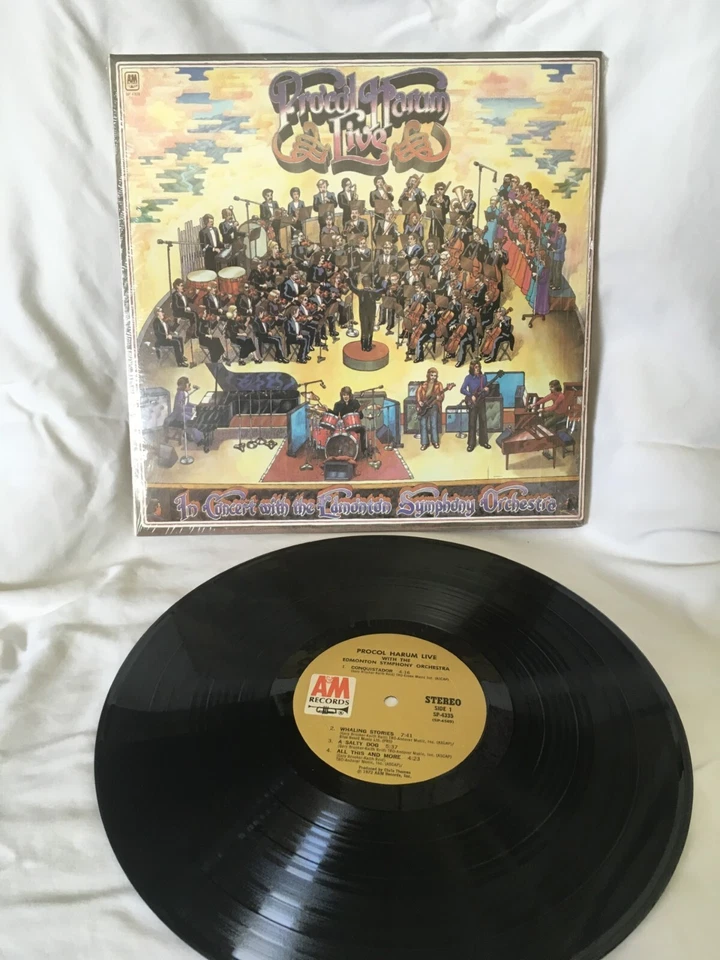 Procol Harum Live in Concert with Edmonton Symphony Orchestra Vinyl LP Album - Imagem 1 de 1
