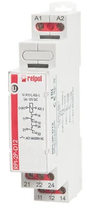 Schaltrelais 12V DC 8A 2 Wechsler VDE-Norm für Hutschiene - Bild 1 von 5
