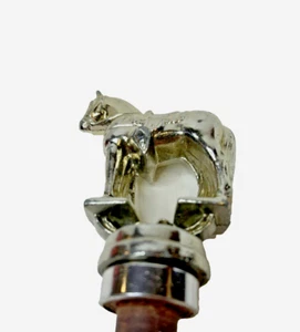 Flaschenverschluss Pferd mit Sattel schwer und massiv für Weinliebhaber und Reiter - Bild 1 von 3