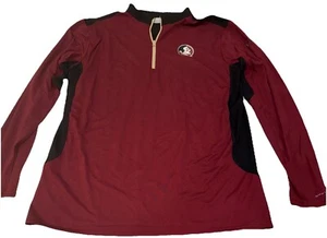 Columbia Herren Large FSU Seminolen Omni-Shade Langarm halber Reißverschluss - Bild 1 von 5