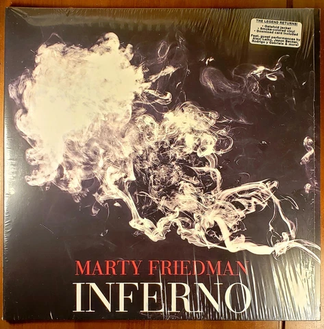 MARTY FRIEDMAN 'INFERNO' LP MEGADETH NEW SMOKE COLORED VINYL Cover