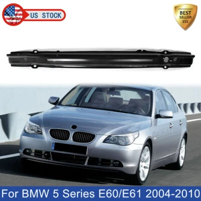 For BMW 5 Series E60 E61 530i 525i 2004-2010 Rear Bumper Reinforcement Bar Steel Foto 1 de 4