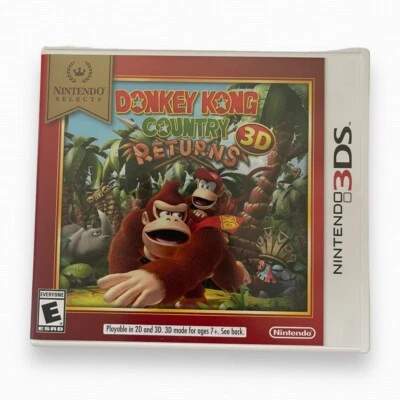 Donkey Kong Country Returns 3D: Nintendo Selects (3DS) - Image 1 of 3