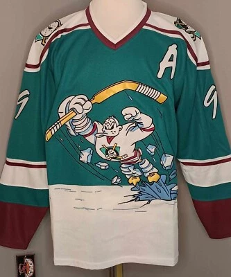 Camiseta deportiva Paul Kariya Anaheim Mighty Ducks "1995-96 Wild Wing Throwback" CCM NHL Foto 1 de 2