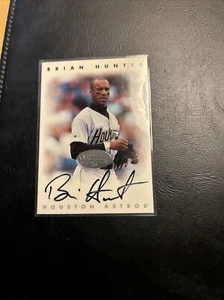Brian Hunter Silver Autograph 1996 Leaf Donruss Signature Houston Astros Cb8 - Picture 1 of 3