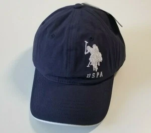 2017 U.S. Polo Assn. Blue Adjustable Cap Hat OS NWT - Picture 1 of 6
