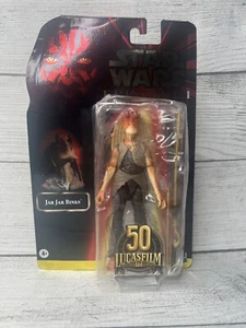 Star Wars The Black Series 50th Anniversary Jar Jar Binks Best Buy Exclusive - Picture 1 of 8