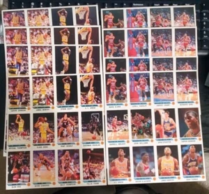 1990 Panini Uncut Sticker 8 Blatt - Bild 1 von 3