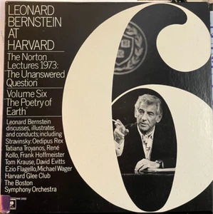 Leonard Bernstein Harvard Norton Lectures Unanswered Question Vol 6 4LP box EX - Imagen 1 de 6