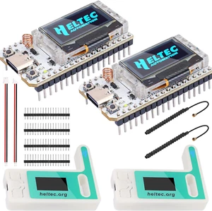 2 Pack ESP32 LoRa V3 915MHz OLED Display SX1262 Antenna Case Arduino Meshtastic - Afbeelding 1 van 9